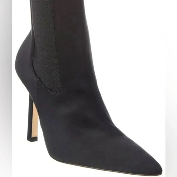 Good American High Kickstand Neoprene Bootie Stilettos Black 5 - Picture 5 of 10